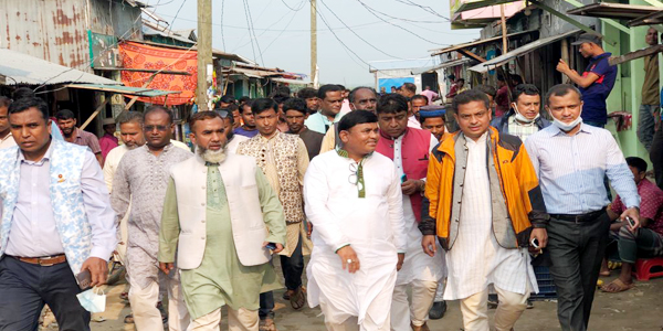 রঞ্জিত সরকারের গণসংযোগ